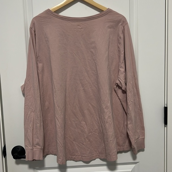 NIKE Sportswear Essential Women's Long Sleeve T-shirt In Rose Whisper size 3X - Picture 5 of 6